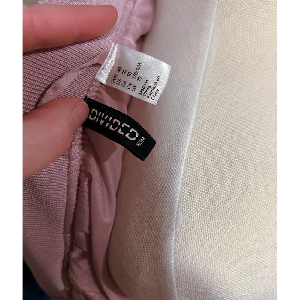 Satin Bomber Jacket (Dusty Pink) Size 10 / Medium - Picture 8 of 8